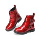 thumbnail image 5 of Botas DREAM PAIRS para Niña con Brillo, Rojo, Tobilleras con Hebilla y Cierre, 5 of 5