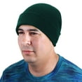 thumbnail image 3 of Falari Men Women Skull Knitted Beanie Hat Ski Cap Plain Solid Color Warm Great for Winter Hunter Green, 3 of 3