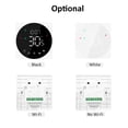 thumbnail image 4 of Lepmerk Smart LCD Touchscreen Thermostat for Boiler Systems, 5A Programmable Weekly Control, Wall-Mounted Heating Regulator, White TP908GC, 4 of 6