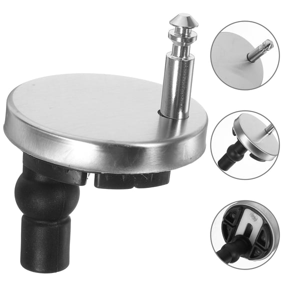 Amosfun 2Pcs Silver Toilet Seat Fastener Bolt Kit Durable and Rust Resistant for Toilet Lid