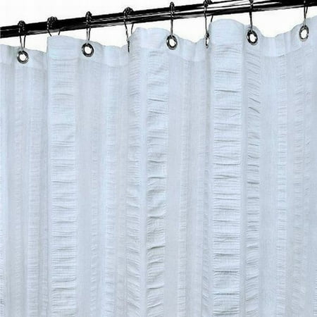 Home Clics Seerer French Blue Fabric Shower Curtain Cotton Home Clics Seerer French Blue Fabric Shower Curtain Cotton Bath