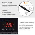 thumbnail image 3 of Riwcyla Digital Controller Outlet Reptile Controlled with Heating & Cooling Mode for Chest Freezer Home Brewing Green House Incubation Reptiles ,40℃~110℃, 3 of 6