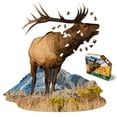 thumbnail image 3 of Madd Capp ELK 1000 Piece Jigsaw Puzzle For Ages 12 and up – 7002 - Unique-Shaped Border, Poster Size, Challenging Random Cut, Five-Sided Box Fits on Bookshelf, Includes Educational Fun Facts, 3 of 7