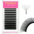 thumbnail image 1 of TDANCE 3D 4D 5D 6D extensiones de pestañas prefabricadas estilo W imitación visón Natural suave floración pestañas volumen de floración automática, 1 of 5