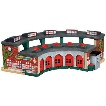 Fisher-Price Thomas the Train Wooden Railway Deluxe Roundhouse ... Fisher-Price Thomas the Train Wooden Railway Deluxe Roundhouse ...