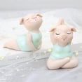 thumbnail image 5 of Topwoner Pig Ornaments Yoga Pig Ornaments,Cute Little Pig Yoga Statue Home Decor for Kids Living Room Office Decoration, 5 of 15