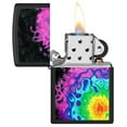 thumbnail image 3 of Zippo Pattern Design Black Matte Pocket Lighter, 3 of 6