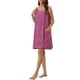 thumbnail image 4 of Bata de baño de mujer Inspire Chic, bata de spa de toalla de gimnasio, piscina, ducha, vestido de ducha M rojo purpúreo, 4 of 5