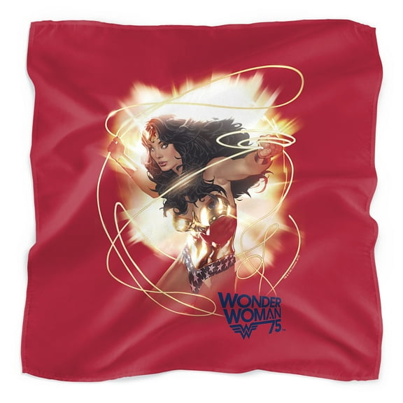 Wonder Woman 75th Burst Bandana (21 in x 21 in)