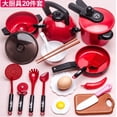 thumbnail image 2 of Children's Toys Kitchen Toy Set Plastic Simulation Children's Cooking Toy Pot Pot Utensils Cookware Player Toys Girl Boys, 2 of 6