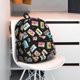 thumbnail image 5 of Disketp Colorful Retro Tape Mochila Ligera Clásica con Múltiples Bolsillos, Mochila Casual para Hombre y Mujer, Ideal para Escuela, Trabajo y Viajes, 5 of 6
