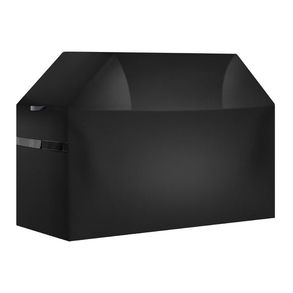KFFKFF Barbecue Cover, 65-inch Protective Covers for Outdoor Barbecues, Water-Resistant, Resistant to Fading, Resilient to Weather Conditions, Robust 600D Polyester, Simple to Attach/Detach