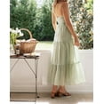 thumbnail image 2 of Robe Longue Y2k pour Femmes Bretelles Spaghetti Col en V Robe Maxi Ligne A Dos Nu Vacances Anniversaire Plage Robe d'Été, 2 of 3