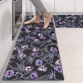 thumbnail image 2 of Kitchen Rugs Sets Of 2,Skull Flower Halloween Pattern Anti Fatigue Kitchen Mat Rugs Non Slip Washable,Decorative Kitchen Floor Mats for Kitchen,Sink,Laundry,17"X47", 2 of 5