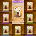 thumbnail image 3 of Welcome Fall Dachshund Enjoys School Time Autumn Fall Leaves Acrylic Plaque with Wood Photo Frame Box Wiener Dog Lover Gifts Idea Light Box - 02013, 3 of 5