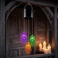 thumbnail image 7 of Halloween Solar Wind Chime Lights, Hanging Ghost Pumpkin Skull Decorative Lantern, Outdoor Garden Yard Porch Holiday Display, Haunted House Fall Festival Seasonal Decorative Lighting, 7 of 7