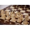 thumbnail image 3 of Handmade European Wooden Chess Set with 21 Inch Board and Hand Carved Chess Pieces, 3 of 3