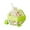 Green, variant on Innovative Round Glass Water Bottle with Straw Portable & Eco-Friendly Design for Summer Refreshment, 500ml