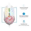 thumbnail image 2 of CHOK Wireless Gaming Mouse 2.4G Optical Rechargeable Silent Mice Colorful LED Portable with USB Receiver Black, 2 of 6