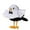 A, variant on Halloween Standing Bird Statue,suitable for use in the dark or at night, the light up in glass cloche is the addition to your Halloween decorations indoor