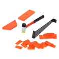 thumbnail image 3 of ANGGREK Floor Install Pull Bar,Wood Floor Installation Tools Laminate Floors Install Spacers Tapping Block Rubber Hammer Kit, 3 of 8