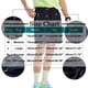 thumbnail image 3 of Ceisia Men's Slim Lightweight Quick-dry Gift Casual Shorts Breathable Contrast Zipper Pockets Multi-Color, 3 of 7
