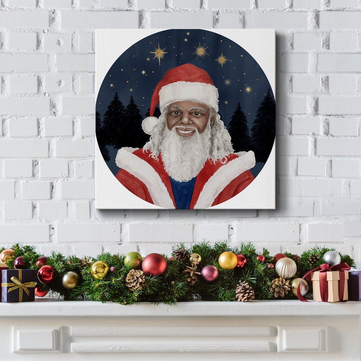Celestial Christmas Collection C- Gallery Wrapped Canvas