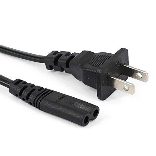 2 Prong Ac Power Cord Compatible With Sony Playstation 4 Ps4 Slim Ps3 Ps2 Console Walmart Com Walmart Com