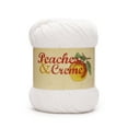 thumbnail image 3 of (3 pack) Peaches & Creme Solid 4 Medium Cotton Yarn, White 2.5oz/70.9g, 120 Yards, 3 of 6