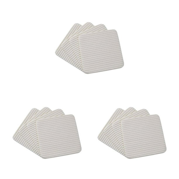 Cateissary Paquete de 4 almohadillas para alfombras, pegatina antideslizante, tela no tejida autoadhesiva, alfombras para el hogar, la Oficina y Type1 NO1
