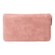 thumbnail image 1 of Cartera larga mujer Nikou bloqueo NFC RFID tarjetero piel sintética correa de transporte rosa, 1 of 15