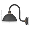 thumbnail image 5 of Hinkley Lighting 10564 Foundry 1 Light 17" Tall Outdoor Wall Sconce - Textured Black /, 5 of 11