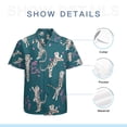 thumbnail image 7 of High Quality Hawaiian Shirts for Men Short Sleeve Aloha Beach Shirt Floral Summer Casual Button Down Shirts Blouses 7SIUUM, 7 of 7