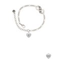 thumbnail image 2 of Delight Jewelry Silvertone Small Heart with Cross & Fish with Crystal Silver-tone Paw Infinity Link Chain Bracelet, 6"+2" Extender, 2 of 3