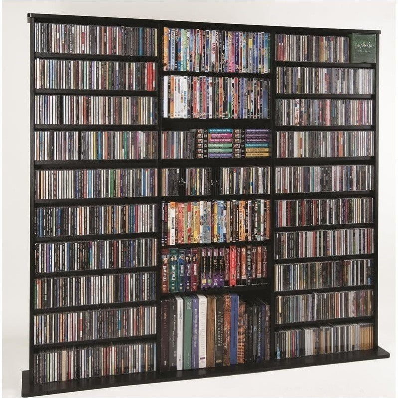 Leslie Dame 64" Triple High Capacity Wall Rack in Black - Walmart.com