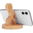 thumbnail image 5 of Wooden Mobile Phone Holder, Mobile Phone Charging Stand Tablet stand, Creative Kung Fu Children, 5 of 5