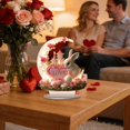 thumbnail image 6 of Valentine's Day Decorations Valentine's Day Fairy Flower House Couple Acrylic 2D Statue Collection 1Pcs Anniversary Wedding Valentine's Day Figurine Gifts Home Table Ornaments, 6 of 7