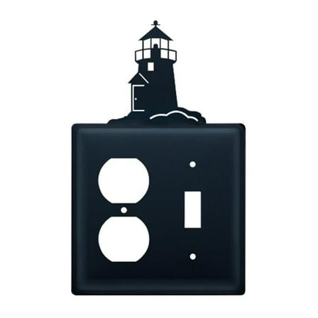 Lighthouse Outlet and Switch Cover - Black
