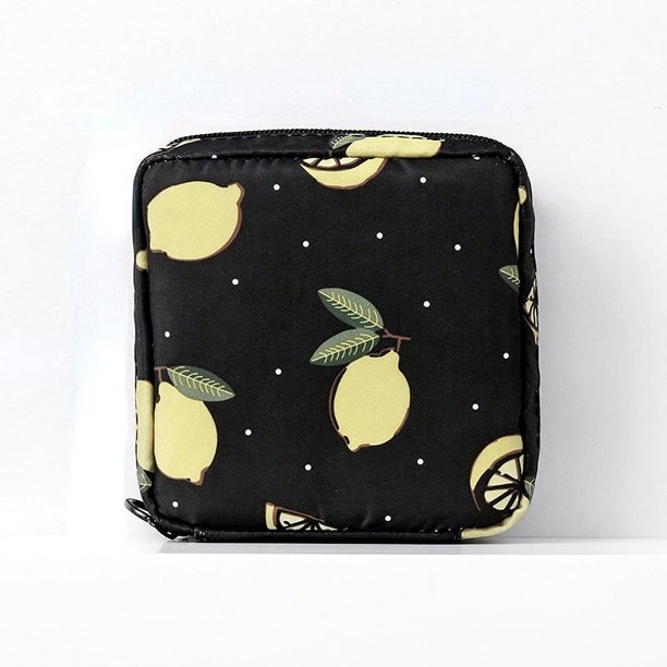 Bolsa de almacenaje de pañuelos sanitarios para mujer, bolsa portátil para almohadilla de algodón, bolsas de cosméticos, bolsa de maquillaje de viaje para niñas, organizador de tampones