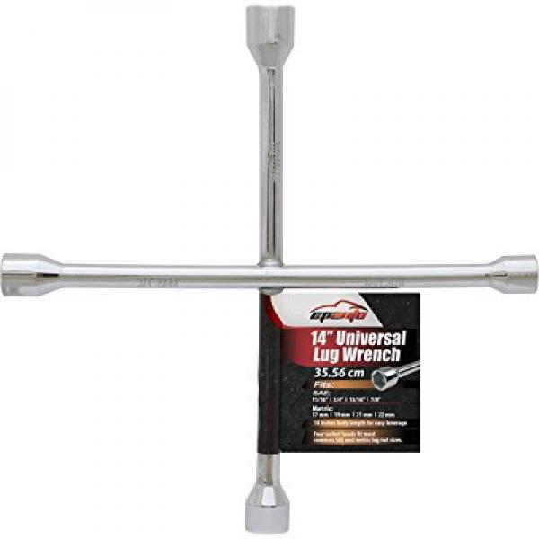EPAuto 14 Heavy Duty Universal Lug Wrench, 4Way Cross Wrench Walmart