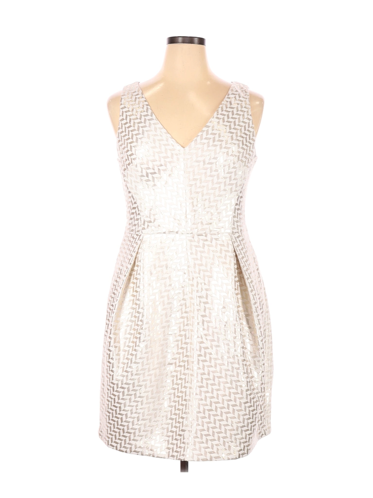 size 16 white cocktail dress