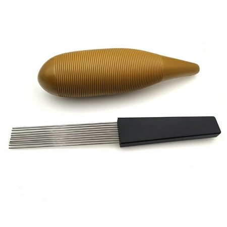 Nishore Percussion Instrument,Percussion Musical Tool Latin Percussion Musical With 1 Scraper Tool Professional Band Portable Fish Shaped 1 Scraper Portable Shaped Latin Percussion Fish Shaped Latin