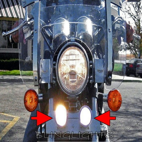 1994-2003 Honda Magna V45 VF750C Xenon Driving Lights Fog Lamps Foglamps Foglights Drivinglights Kit