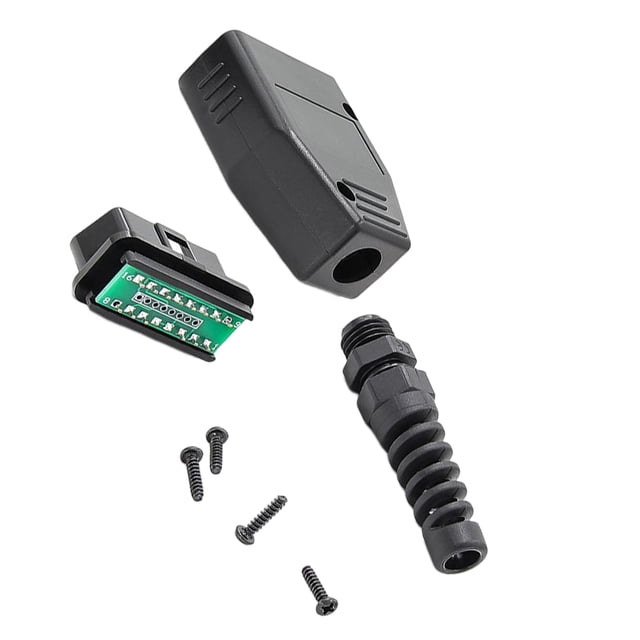 Kenally Conector Universal de 16 pines OBDII, herramienta de diagnóstico de Terminal de Cable de diagnóstico, Detector de fallas, Vehículos, repuestos y accesorios Mis