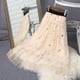 thumbnail image 2 of spot 2020 encaje gasa falda falda bordada nueva falda delgada larga mujer marea falda plisadapangjing, 2 of 4