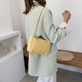 thumbnail image 4 of Patrón de cocodrilo Bolso Mujer Cuero Retro Totes Bolso de hombro (Amarillo) Likrtyny Para estrenar, 4 of 9