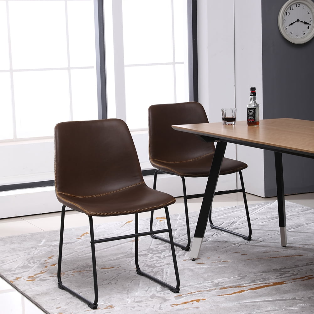 Kepooman Industrial 32.3"H Wrought Iron Bar Stool-Set of 2-Swivel Counter Coffee Chair, Dark Brown Kepooman Industrial 32.3"H Wrought Iron Bar Stool-Set of 2-Swivel Counter Coffee Chair, Dark Brown