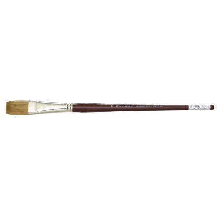 Golden Edge Acrylic Brushes - Grumbacher Golden Edge Acrylic Brush, Flat, 12