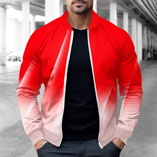 LOVZFMLL Jackets for Men Pullover Sweater Stand Collar Elastic Solid Color Half Sweater For Men Stand-up Collar Sweater