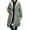 Gray, variant on Women’s Sherpa Fleece Lined Long Puffer Coat Hooded Quilted Winter Parka Oversized Warm Outerwear with Pockets Casual Office Overcoat,Brown,M